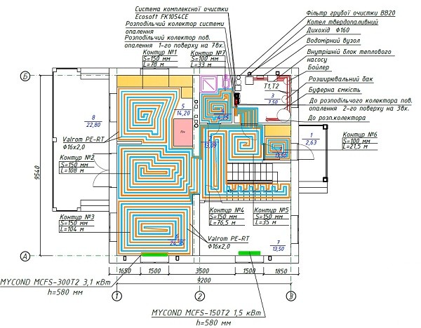 Инженерные системы частный дом с. Ясногородка Инженерные системы частный дом с. Ясногородка