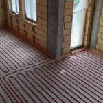 Уложенная труба для теплого пола Уложенная труба для теплого пола